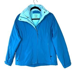 L.L.. Bean Storm Chaser Jacket Blue Size Small